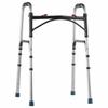 VEVOR Folding Walker, 2-Button Folding Walkers with 8-Level Adjustable Height and Durable Handles