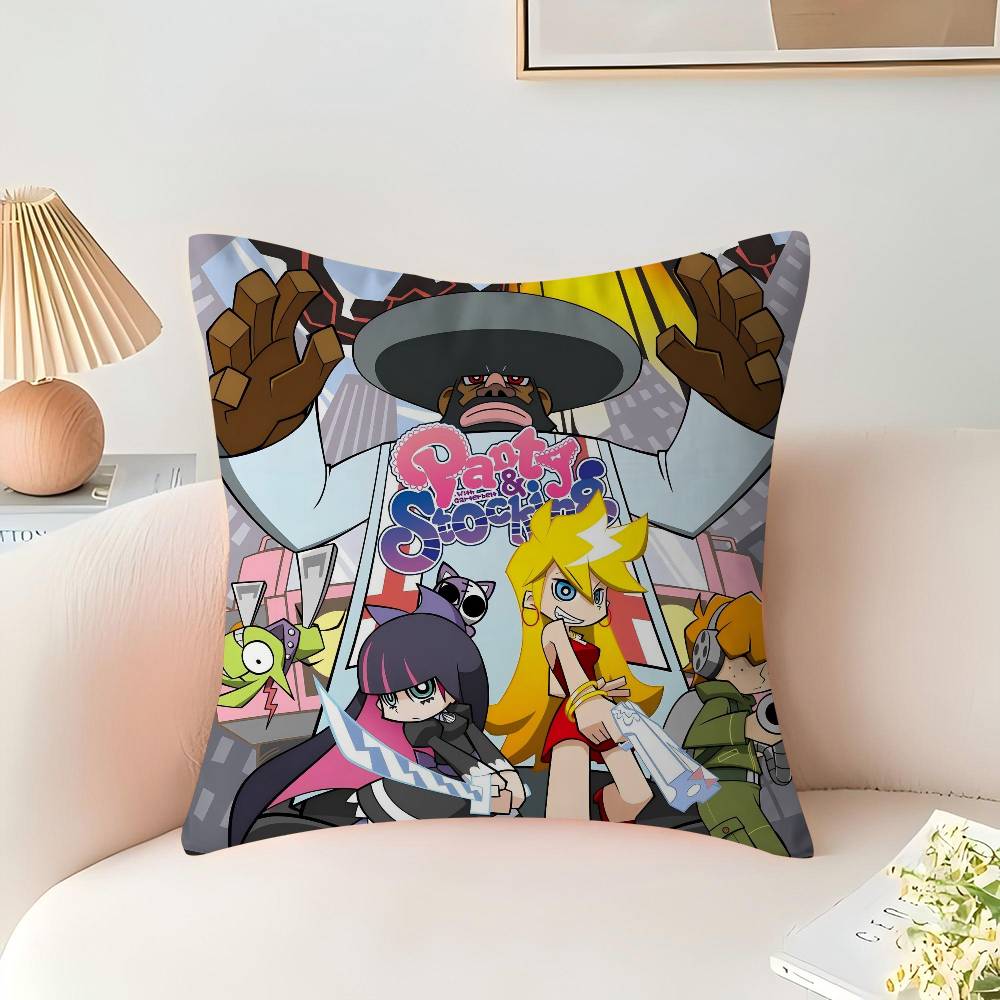 Cartoon P-Panty-Stocking Kissenbezug 30x50 Polyester Sofakissen Dekorative Wurfkissen Heimdekoration Kissenbezug