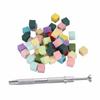 100Pcs Nail Art Soft Sponge Versatile Portable  Nail Block Buffer Polisher File Tofu Cubes with 