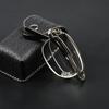 May Flowe Folding Reading Glasses Square Farsightness Eyewear 0.5 0.75 1.0 1.25 1.5 1.75 2.0 2.5 3.5 4.0 5.0 +5.5 +6With Cases