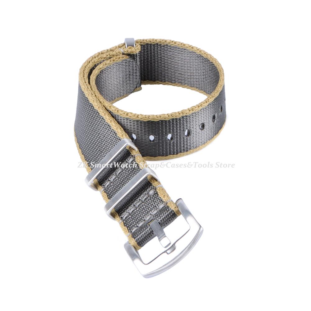 Nailono drobės laikrodžio dirželis 20mm 22mm for Omega 007 Karinis Sportinis Apyrankė Didelio Tankio Austa Juosta Vyrams Moterims Apyrankė for Seiko 5