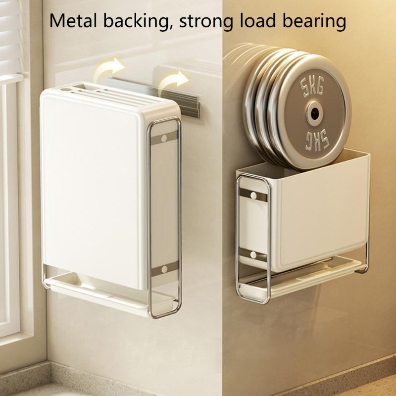 Wall Mounted Chopstick Organizers Rack Kitchen Utensil Drain Storage Rack Sink Utensils Container Countertop Storage Rack