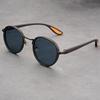 Vintage Retro Vintage Designer Outdoor Activity Sun Protection Glasses Men Adults Circular Round Fashion Stylish Fashion Polymer Resin Plastic