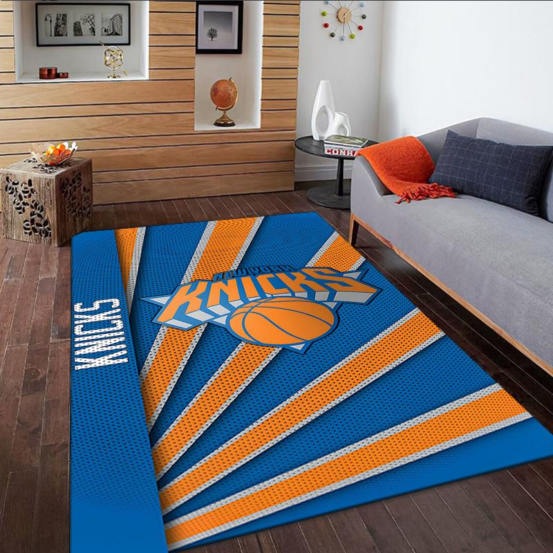 Tappeto con Logo Knicks, Tappeti da Cucina, Tappetino Yoga, Tappetini Antiscivolo, Tappeto per Bagno, Soggiorno camera da letto, Tappeti da Campeggio Regalo di Natale