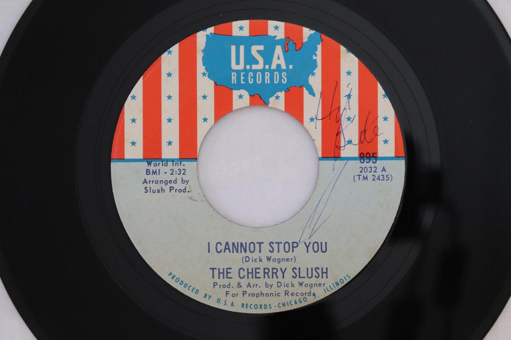 7inch Record CHERRY SLUSH - I Cannot Stop You / Don't Walk Away 895 USA Records 1968 UK Rock Used