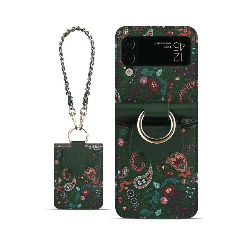 For Samsung Galaxy Z Flip 7 Case Z Flip 7FE 6 5 4 3 Folding Screen Premium Leather Premium Elegant Trendy Phone Cover