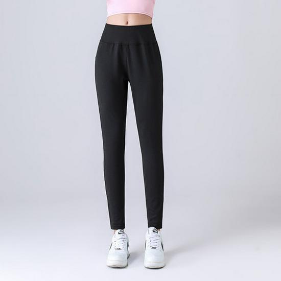 Women's High Waist Quick-Dry Yoga & Running Pants with Zipper Pockets