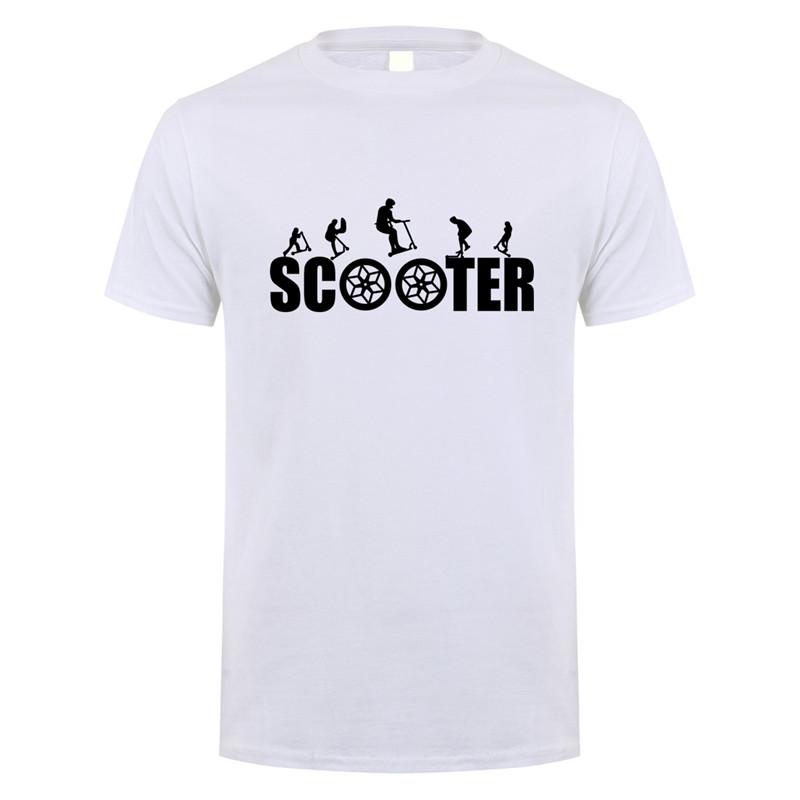 Stunt Scooter T-Shirt Sommer Herren Kurzarm Baumwoll-T-Shirt Cooles Herren T-Shirt JL-107