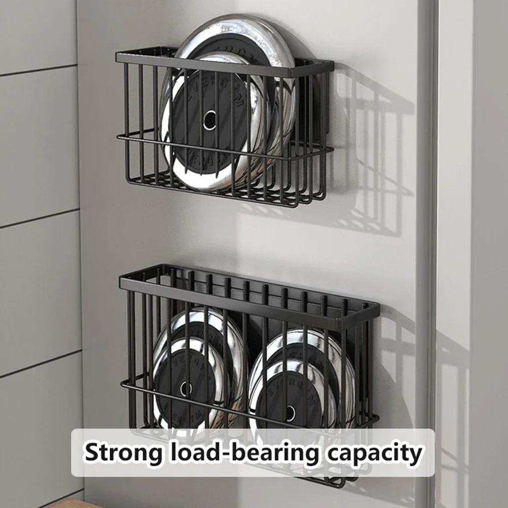 Storage Rack Refrigerator Magnetic Attraction Kitchen Spice Shelf Punch Free Saving Space Durable Microwave Nordic Practical