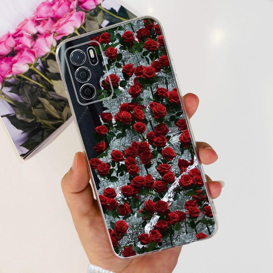 For OPPO A54S Case CPH2273 Back Cover Luxury Marble Cartoon Soft Silicone Phone Case For OPPO A16 CPH2269 A16S CPH2271 Funda New