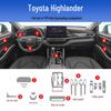 Center Console & Navigation Screen Film for 26 Toyota Highlander Models