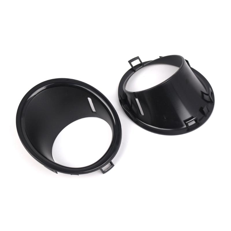 For R55 R56 R57 51112753661 51112753662 Front Fog Light Trim Rings Guards Headlight Protector Surround Cover Waterproof