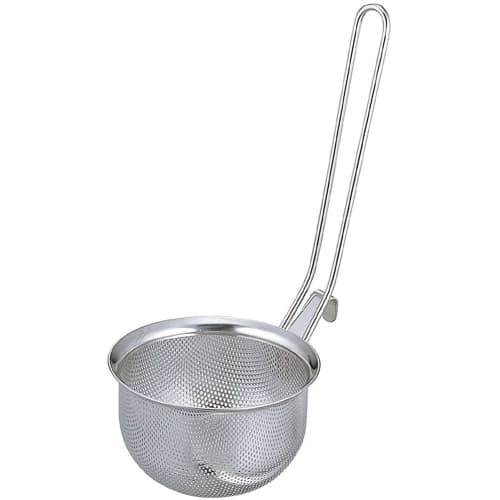 Shimomura Kihan Easy-to-Clean Miso Strainer [Made in Japan] Dishwasher Safe, Clog-Resistant, Deformation-Resistant, Deep, Stainless Steel, Mama Cook,