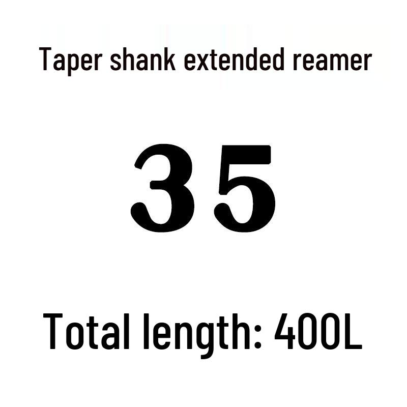 Extra Long High-Speed Steel Taper Shank Machine Reamer for Deep Holes, Sizes 16, 18, 20, 22, 24, 25, 30, 40