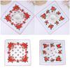 Soft Printed Cotton Handkerchief For Women and Girls Quick Drying Multipurpose Accessory Floral Handkerchiefs
