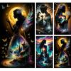 Abstract Girl and Butterfly Picture DIY Diamond Painting Cross Stitch Full Drills Diamond Mosaic New Collection Home Decor