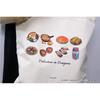 Seasonal Plants Dungeon Meshi Canvas Tote H370 X W360 X Cotton Bag, D110mm,