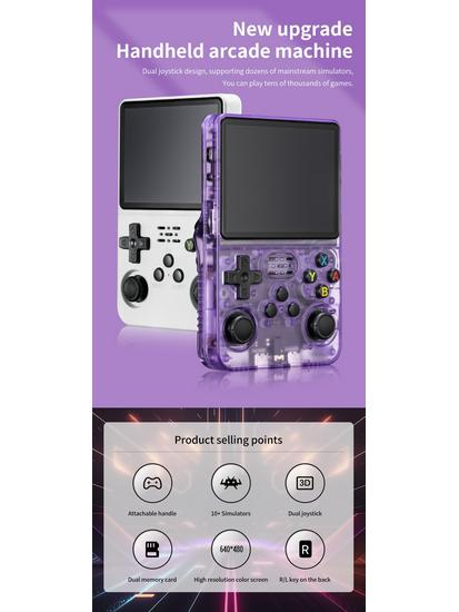 Open Source R36S Retro Handheld Arcade Console