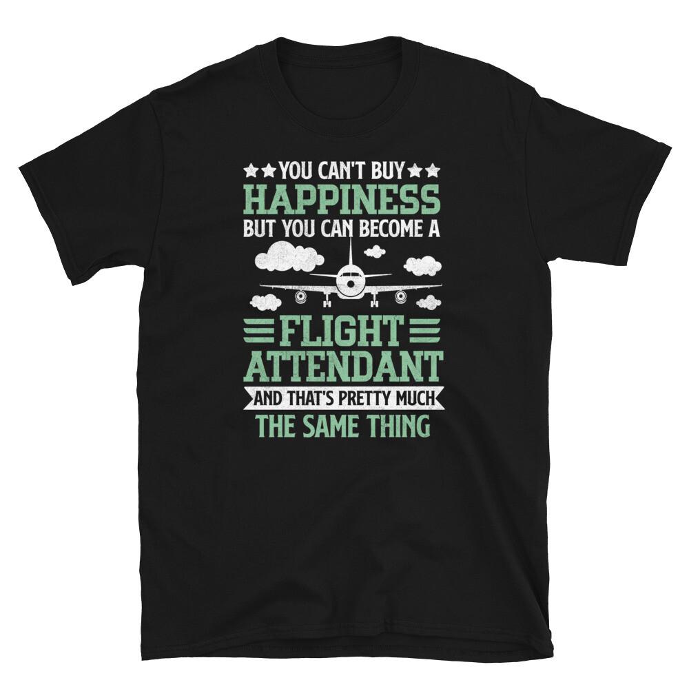 

You Can Become a Flight Attendant Novelty Short-Sleeve Unisex T-Shirt 4XL