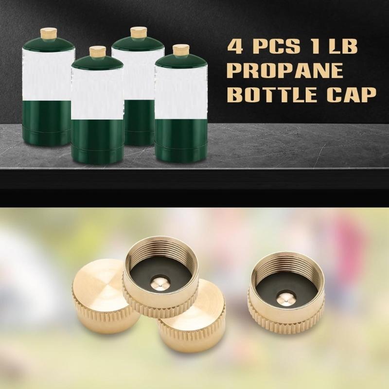 Practical Propanes Grills Adapter Quick Connecting Fitting with Pressure Gauge Metal Propanes Grills Fitting for Cooking