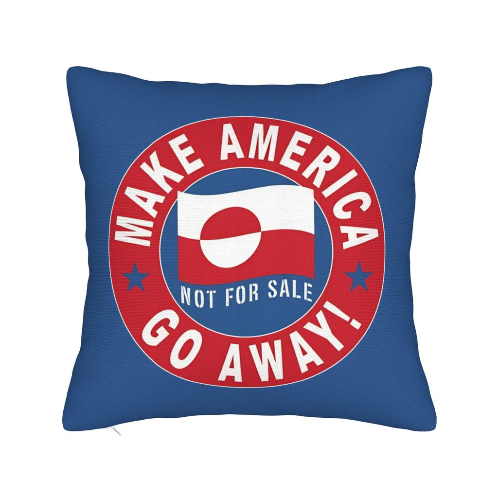 MAGA Greenland Bear Square Pillow Cases Cushion Covers Creative Zipper Decor Throw Pillow Case Cover for Car 40x40cm