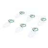 100Pcs Carrot Shape Paper Clips Bulk Cute Fun Colored Stainless Steel for Bookmarks Planner Office S