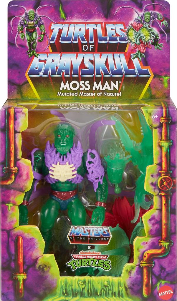 Masters of the Universe Origins Turtles Action Deluxe Posable Mutated Mothman Teenage Mutant Ninja Masters of the Universe Grayskull's Figure, Toy, &