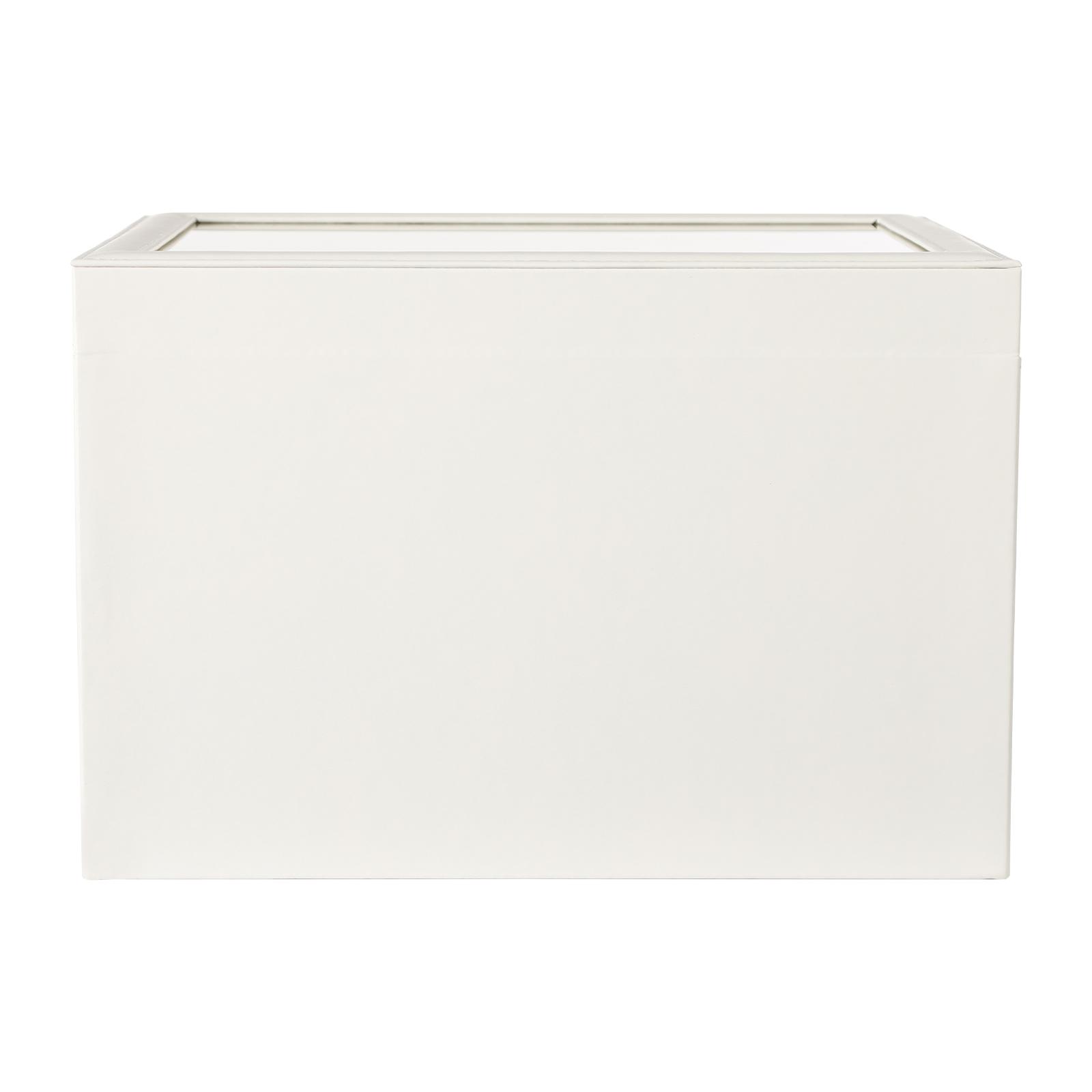 

24 Slot White Sunglasses Organiser, Sunglasses Storage Organiser with 3 Drawer, PU Leather Glasses Storage Organiser бежевий