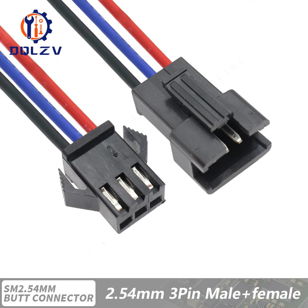 2.54mm SM 2 3 4 5 6Pin Connector Plug Male / Female Head Wires Cables DC Wire Connector Micro Male Female Plug Connectors