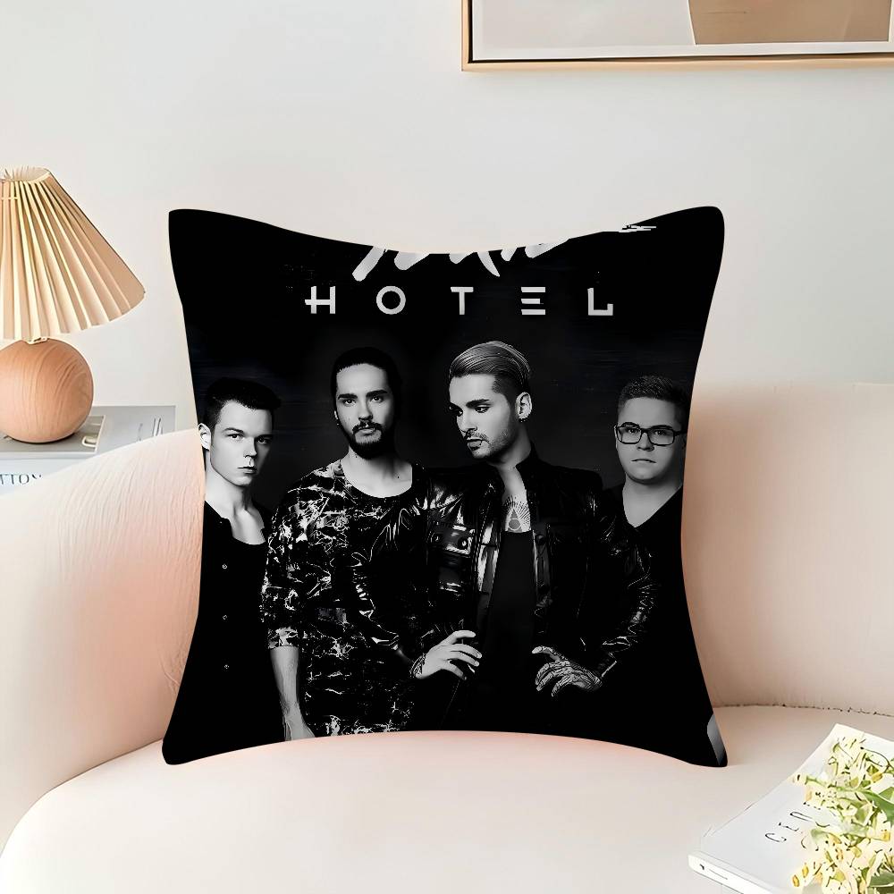 Tokio Hotel 45*45cm Cushion Cover Pillow Cover Decor Pillowcase Home Pillowcase For Couch Pillow
