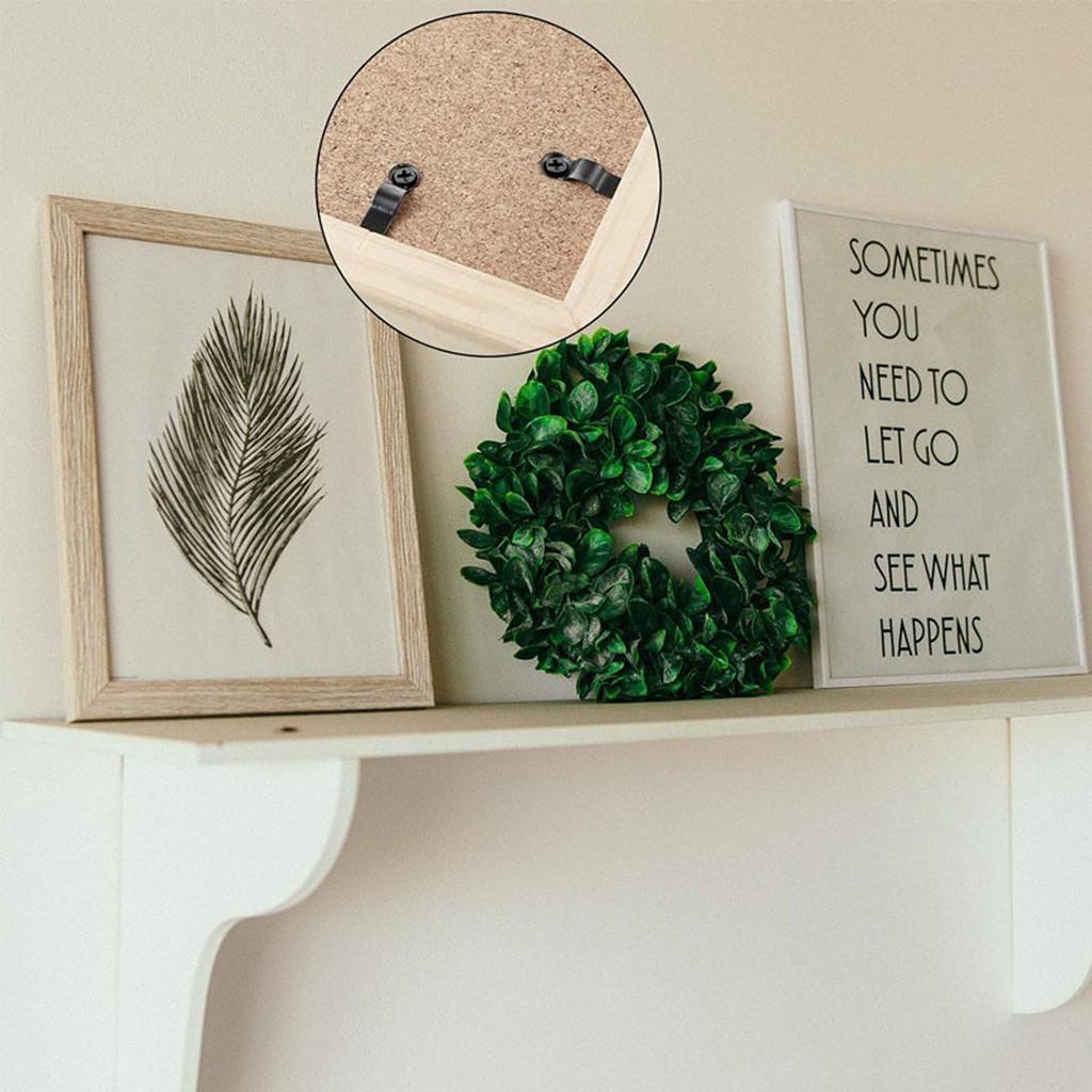 Metal Picture Frame Turn Buttons Fasteners with Screws, Turn Buttons for Picture Frames, Hardware Backing Clips for Hanging Photos Drawings Posters