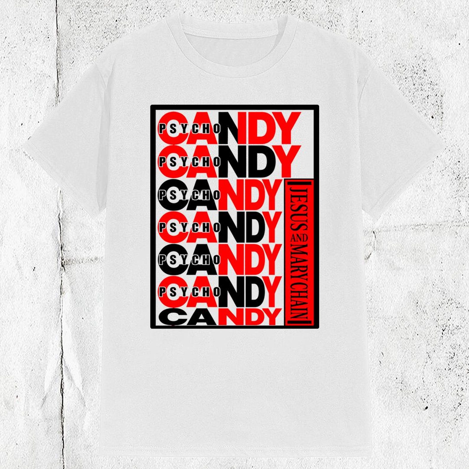 The Jesus and Mary Chain Psycho Candy Shoegaze Noise Pop Band Music T shirt M