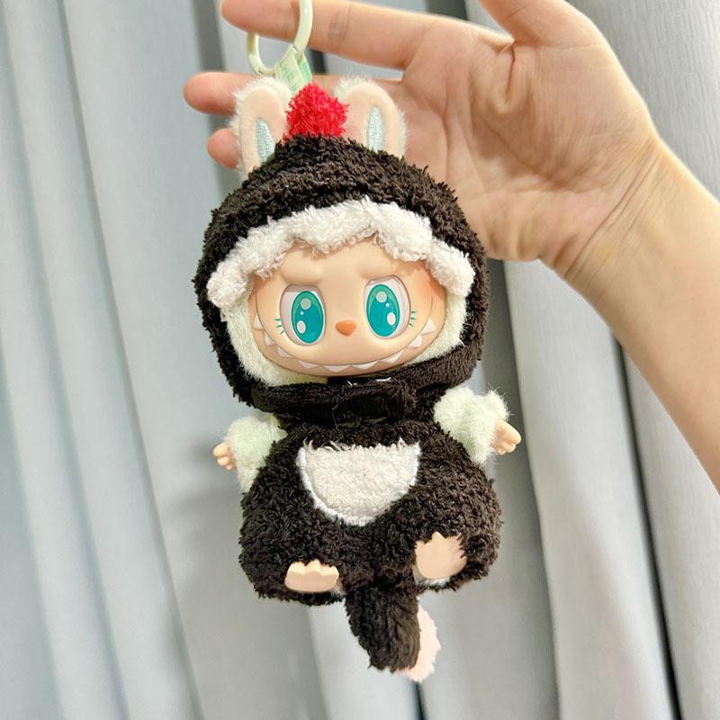 Original Second Generation Labubu Monster Have A Seat Series Cute Doll Clothestoy Ornaments Only Clothes Cute Doll Toy Gift