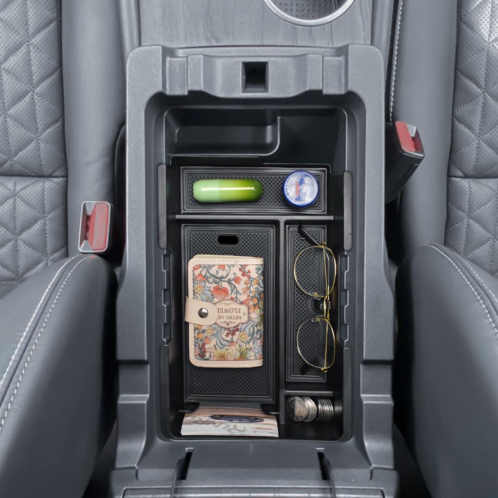 Center Console Organizer Tray for Nissan Murano 2017-2025 2025 2025 Armrest Storage Box Phone Holder Interior Car Accessories