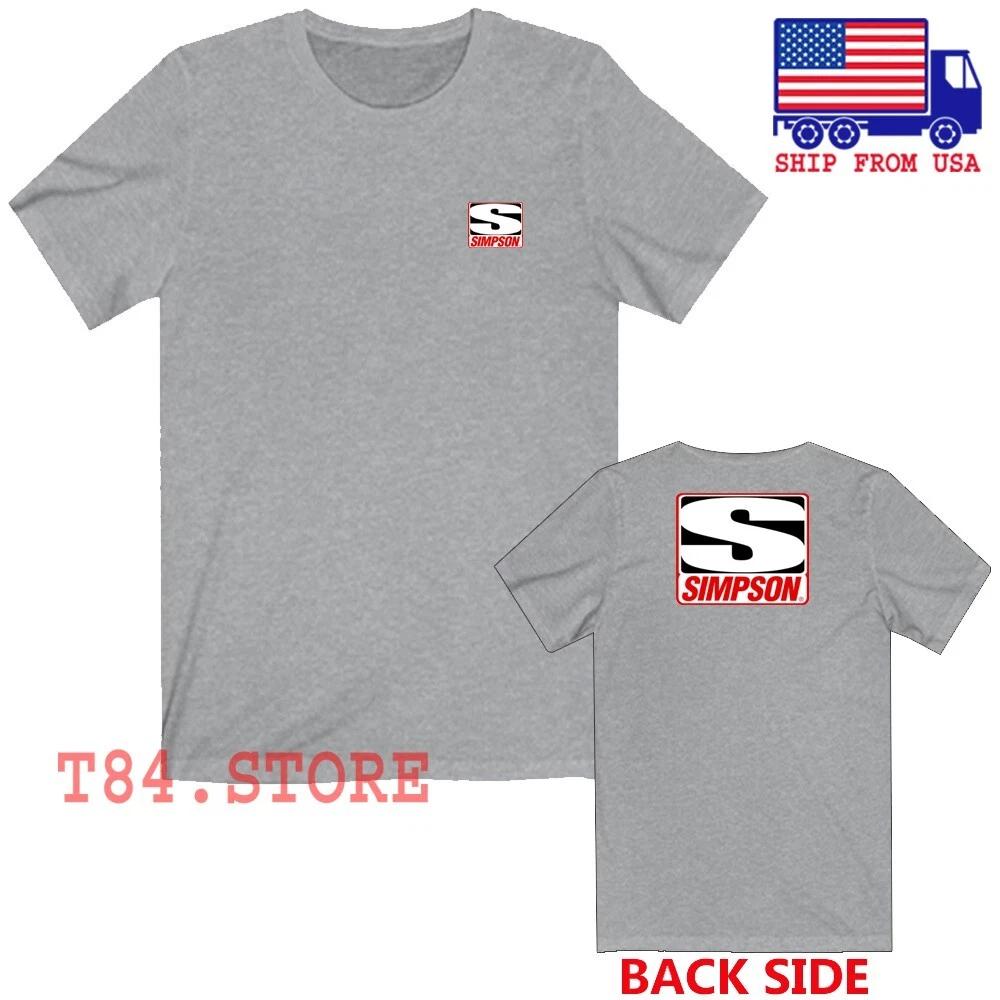 Simpson Racing Men s Gray Size S-5XL S