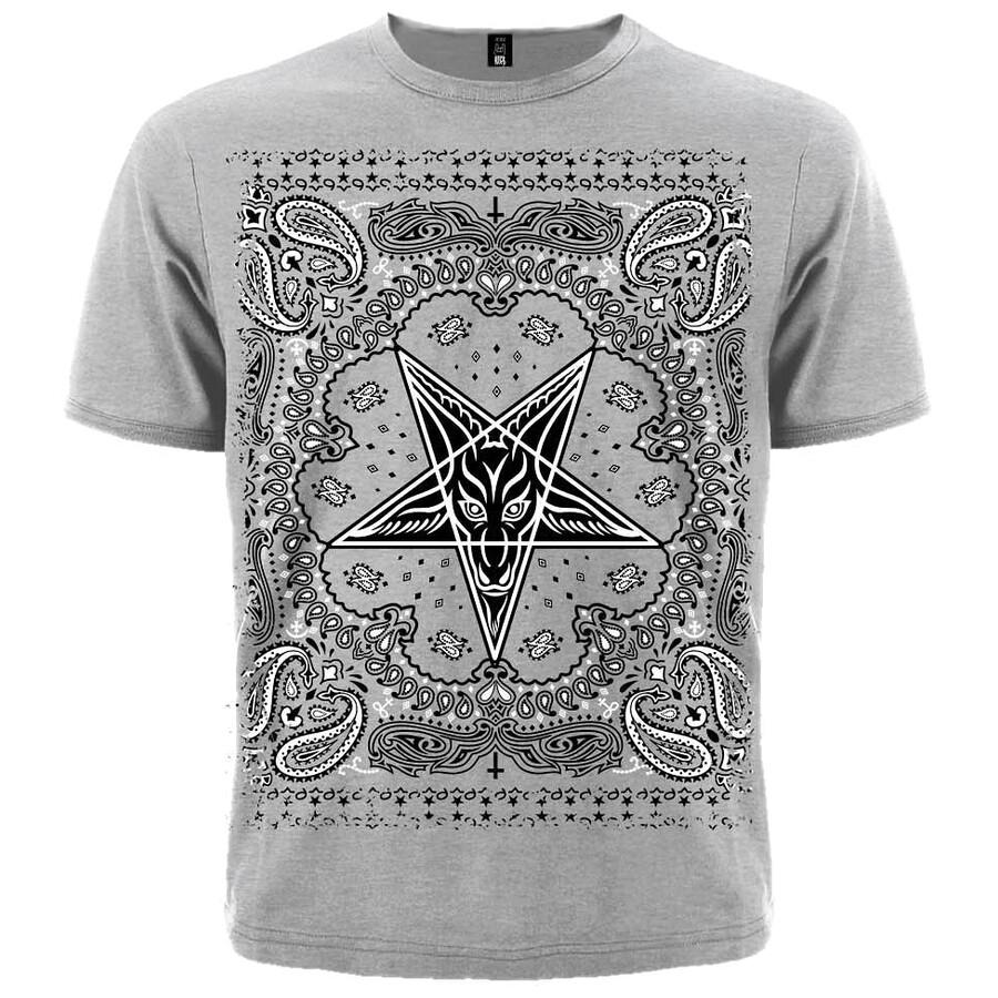 

Pentagram (bandana (melange) T-Shirt MAYHEM VENOM BATHORY BLACK METAL Unisex T-Shirt XL
