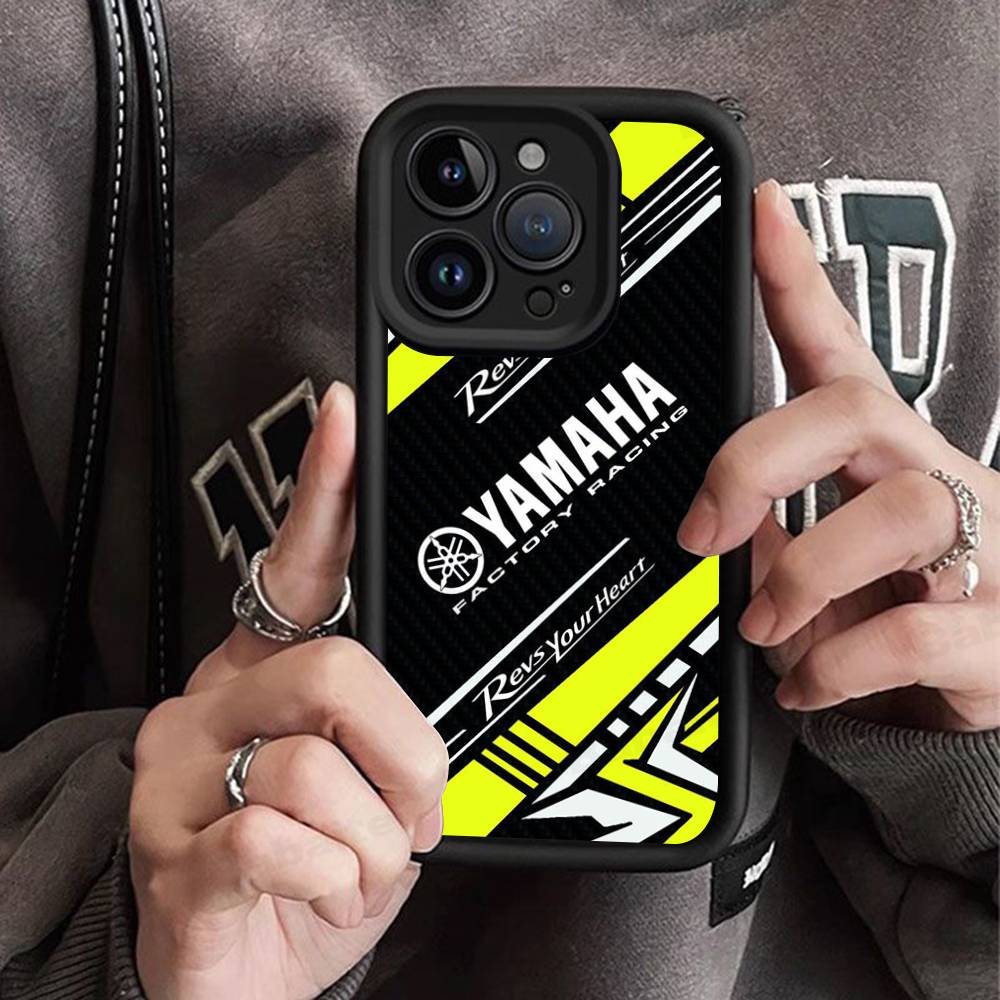Etui na telefon Motocykl Klasyczne LOGO Y-YAMAHAS Dla IPhone 17 16 E 15 14 13 12 11 Pro Max Plus Tylna Pokrywa
