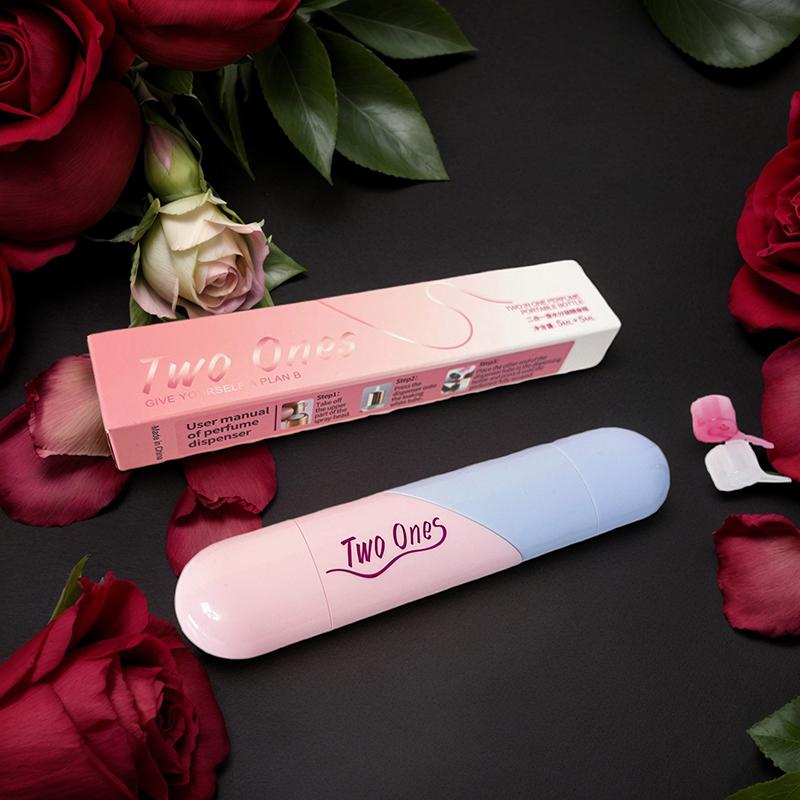 

5 мл Флакон для духов в форме сердца с двойным распылителем «два в одном», дорожный, многоразовый атомайзер A