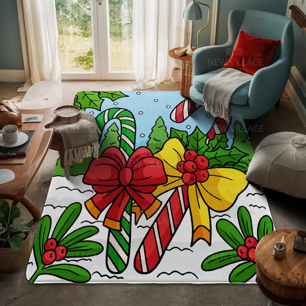 Koberec ke vchodu do domu Rohožka ke dveřím do domu Obývací pokoj Vana Koupelna Protiskluzové koberce s absorpcí vody vana Veselé Vánoce zima