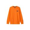 Neo Logo Print Round Neck Long Sleeve Sweatshirt Men Tops Orange HD4631