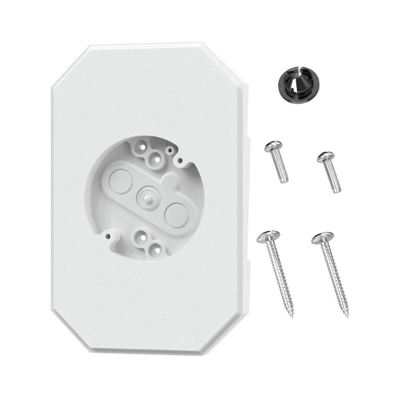 

Practical Vinyls Siding Mounting Block Set With Integrated Electrical Box for 1/2Inch Lap Double and 4Inch Siding 1