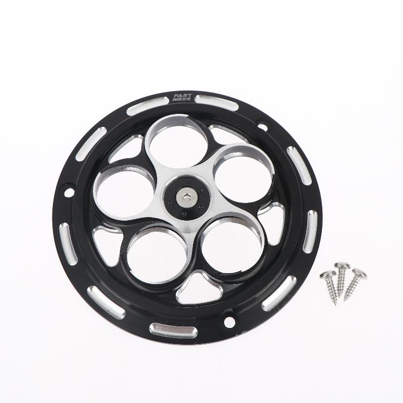 Cnc Aluminum Alloy Motorcycle Fan Cover Rotating Cooling Protector For Vespa150 Scooter Motorcycle Engine Modification Accessory