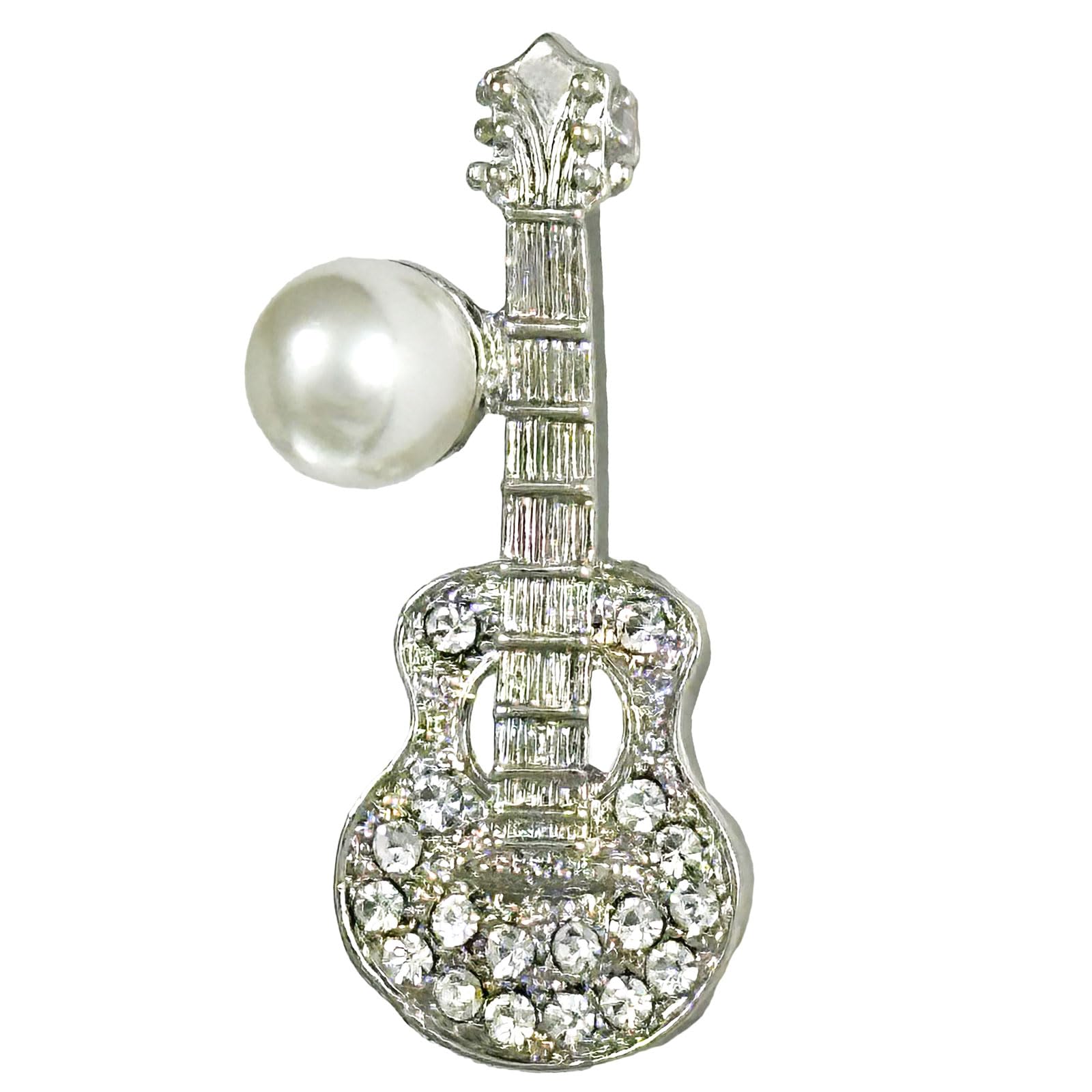 La Paul Ribbon and Fur Keychain Bag Charm Key Ring 140150 Sparkly 2-Way Women s Silver
