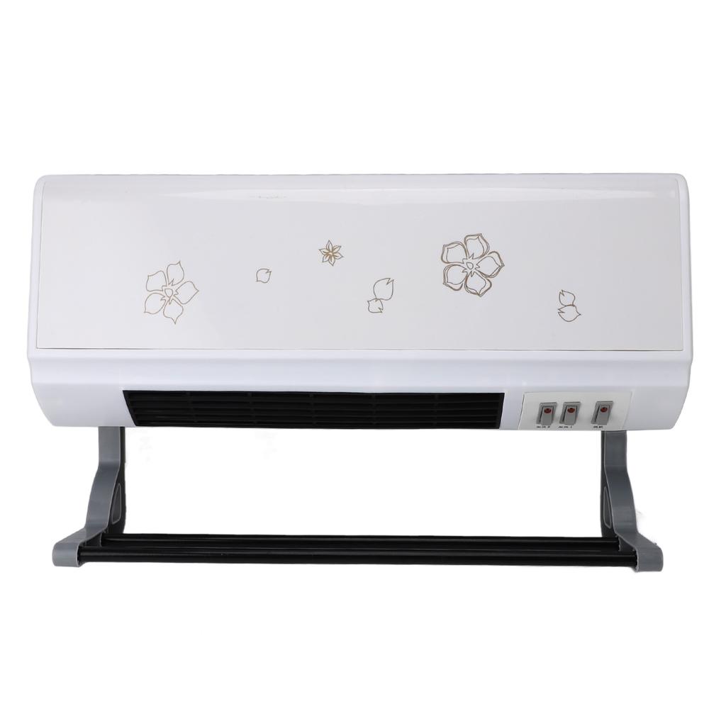 Electric Wall Heater PTC Ceramic Waterproof Wall Mounted Space Heater Warm and Nature Wind for