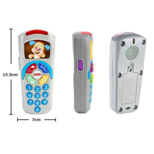 Fisher Price Doggie Bilingv Telecomanda Jucărie pentru bebeluși/copii mici Jucărie educațională/de învățare Numere engleză 6 luni și mai mult DRD26