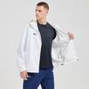 Under Armour Jaqueta Corta-Vento Repelente à Água Cor Sólida Minimalista Esportiva Casual com Capuz Manga Longa Unissex jaquetas Branco 25500401-100