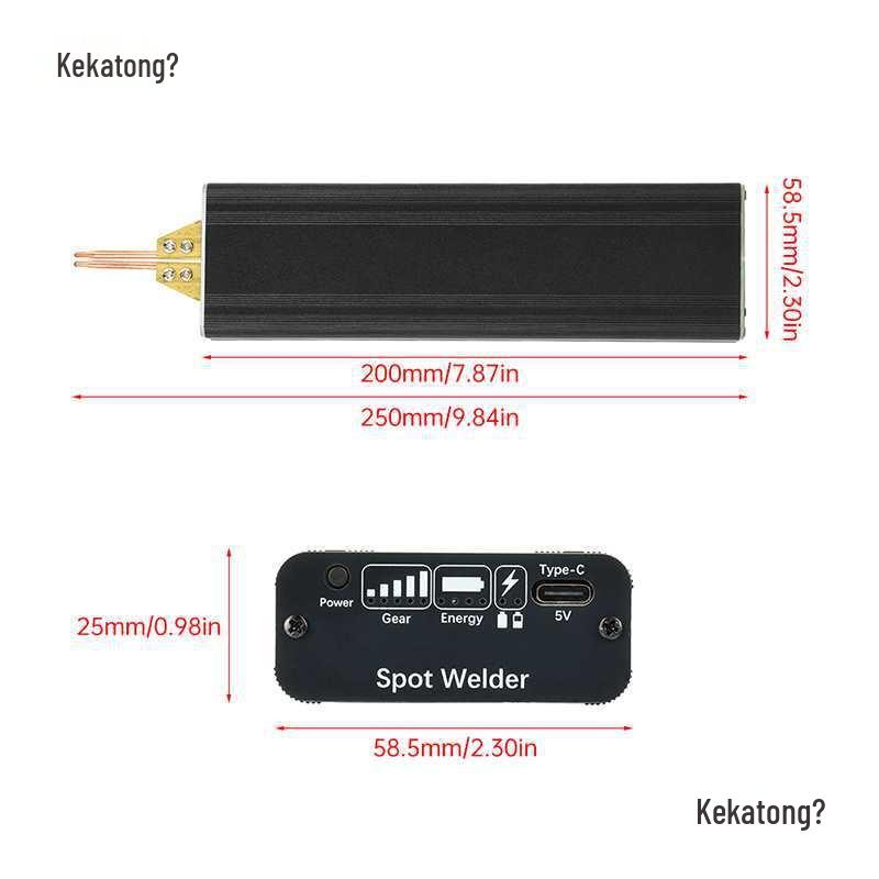Portable DC3.7V Battery Spot Welder - Adjustable 5-Speed Handheld Welder
