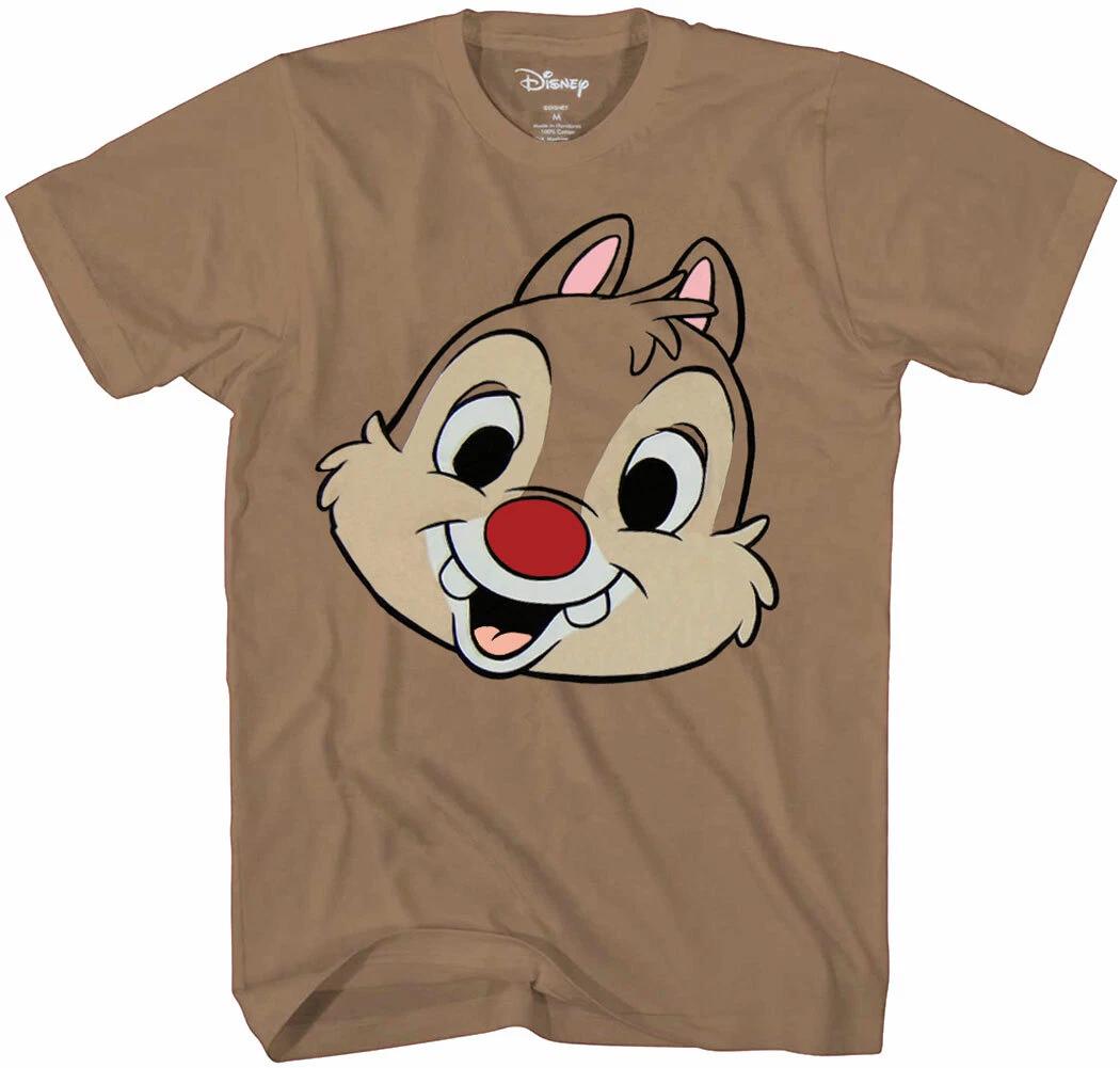 Chip N Dale Chipmunk Dale Face 100% Cotton T-shirt Mens Tees Top 3XL