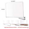 Acryl-Regalteiler für Kleiderschränke, Trennregale und Kleiderorganizer-Separatoren