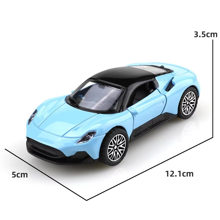 (Bagged) 1:36 Lati Alloy Simulation Pullback Toy Car Toy Car. Diecast Replica with Pull-Back Function, Openable Doors for Kids & Collection